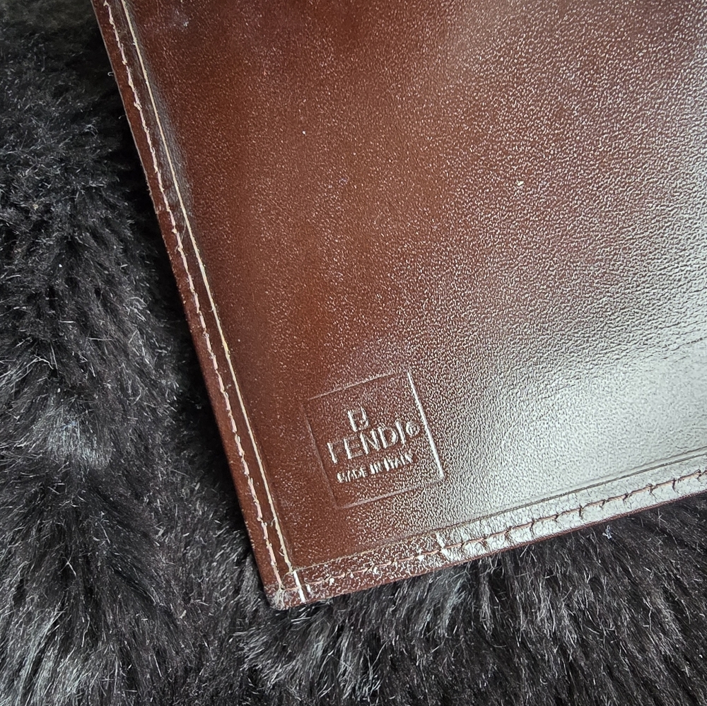 Fendi Monogram Brown and Tan Trifold Wallet - Picture 13 of 16